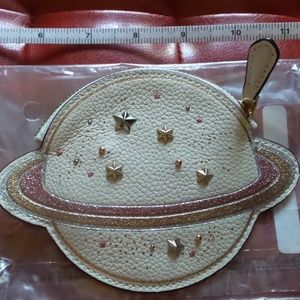 NWT Coach Saturn Coin case